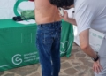WhatsApp Image 2023 06 17 at 11.02.32 La AECC de Melilla lleva su campaña de prevención del cáncer de piel a la playa de Los Cárabos