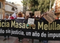 WhatsApp Image 2023 06 24 at 22.59.46 Unas 250 personas claman en una marcha contra lo que sucedió en Melilla el 24J