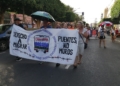 WhatsApp Image 2023 06 24 at 23.00.44 2 Unas 250 personas claman en una marcha contra lo que sucedió en Melilla el 24J