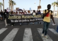 WhatsApp Image 2023 06 24 at 23.00.49 1 Unas 250 personas claman en una marcha contra lo que sucedió en Melilla el 24J
