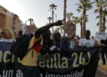 WhatsApp Image 2023 06 24 at 23.00.51 Unas 250 personas claman en una marcha contra lo que sucedió en Melilla el 24J