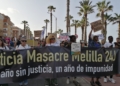 WhatsApp Image 2023 06 24 at 23.00.53 1 Unas 250 personas claman en una marcha contra lo que sucedió en Melilla el 24J