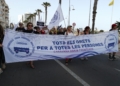 WhatsApp Image 2023 06 24 at 23.03.01 Unas 250 personas claman en una marcha contra lo que sucedió en Melilla el 24J
