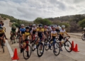 menores David Sánchez y Amara Hamed, ganadores de la Vuelta a Melilla de ciclismo