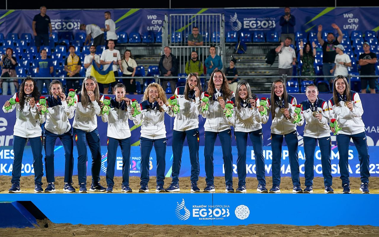 03 La melillense Lorena Asensio, oro con España en los Juegos Europeos