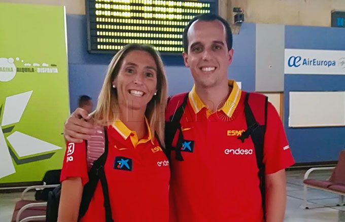 Ana Mónica Rodríguez y Paco del Pino llamados por España