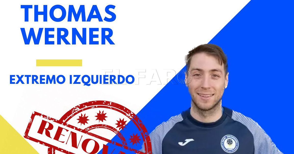 ECORTADA El argentino Thomas Werner renueva con el CD Virgen de la Victoria