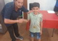 IMRAN ABDESELAM EL MOUSAOUI La Peña Barcelonista premia a una nueva promoción de alumnos de la Escuela Luisca