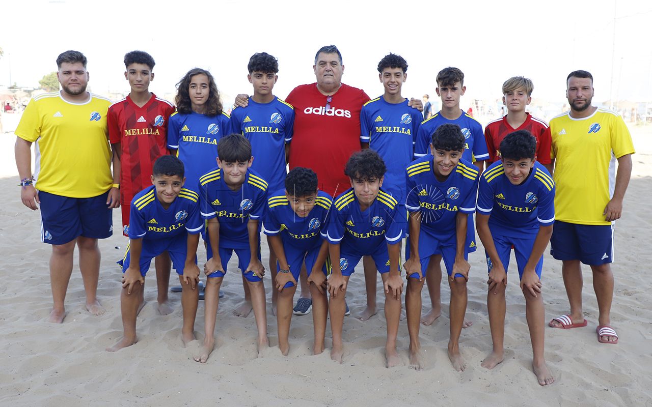 INFANTIL MG 8952 copia Melilla se desplaza a sus Nacionales de fútbol playa