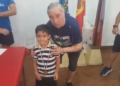 MAHER BENALITI ALARCÓN La Peña Barcelonista premia a una nueva promoción de alumnos de la Escuela Luisca