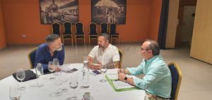 Reunion diversos representantes de VOX NdP. Burgos ATME se reúne con representantes de Vox en Burgos y Navarra