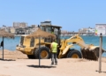 WhatsApp Image 2023 07 05 at 14.52.28 La Delegación, a través de Tragsa, acomete trabajos de mantenimiento y conservación de las playas y el litoral melillense