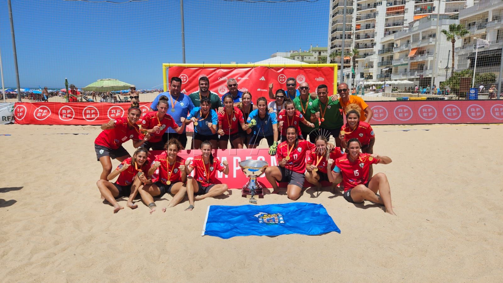 WhatsApp Image 2023 07 16 at 15.45.03 El Higicontrol, campeón de Primera División femenina de fútbol playa