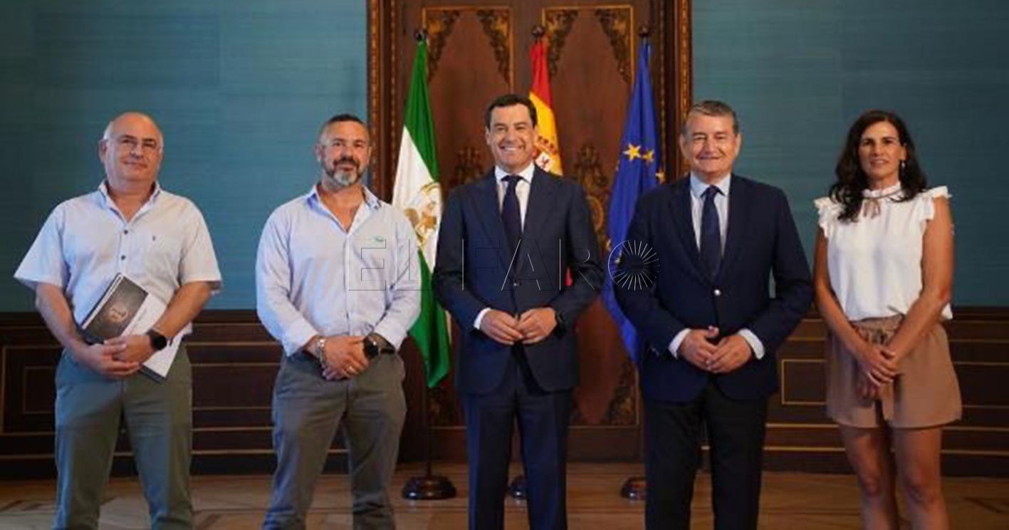 atme y juan manuel moreno recorte ATME es recibida por el presidente de la Junta de Andalucía, Juan Manuel Moreno Bonilla