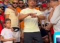 baile Éxito de participación en la grabación del videoclip de Khalid El Paisano en La Cañada
