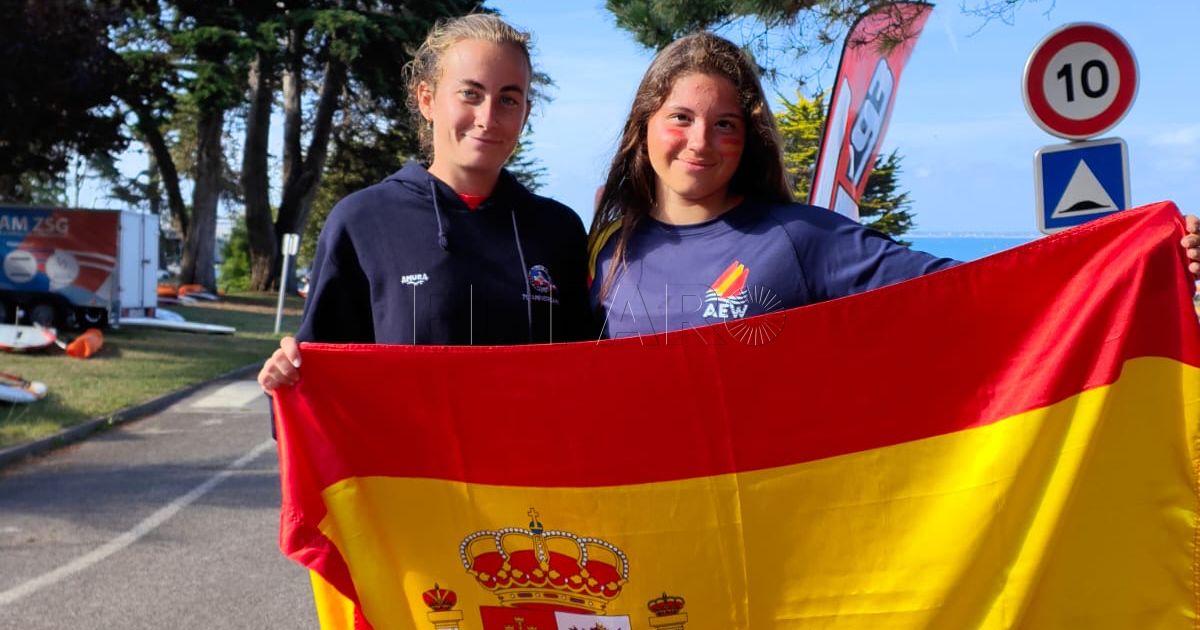 bonita Azul Sánchez y Elena Paya, en el Mundial Techno 293