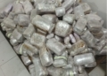 01 vista parte droga intervenida Localizados 333,40 kilos de polen de hachís en el puerto
