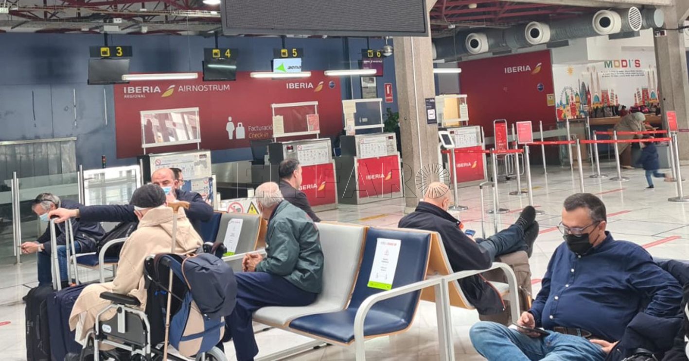 Aeropuerto de Melilla interior recorte Los sindicatos, informados de la petición de ampliación del horario del aeropuerto