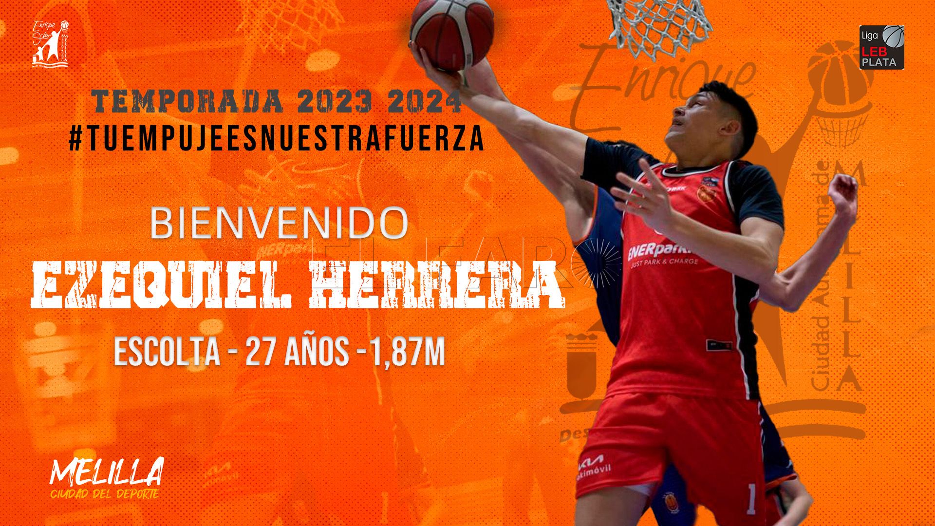 EZEQUIEL HERRERA Ezequiel Herrera, nuevo jugador del Enrique Soler de Plata