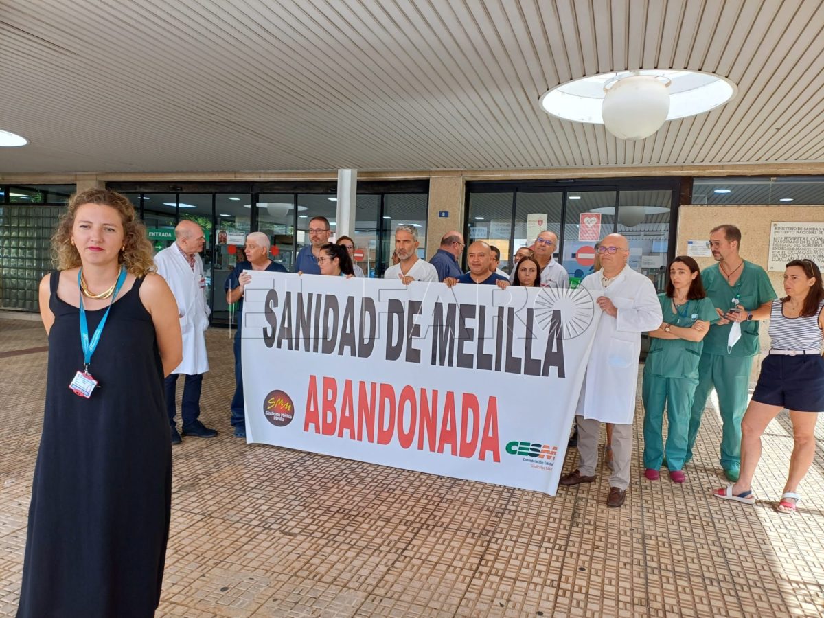 Huelga 82 e1691583498641 Los médicos cargan contra la gestión sanitaria de Melilla cuando se cumplen cinco meses del inicio de la huelga