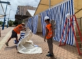 WhatsApp Image 2023 08 07 at 17.18.26 1 Así está el montaje de la Feria de Melilla a menos de un mes para su inicio
