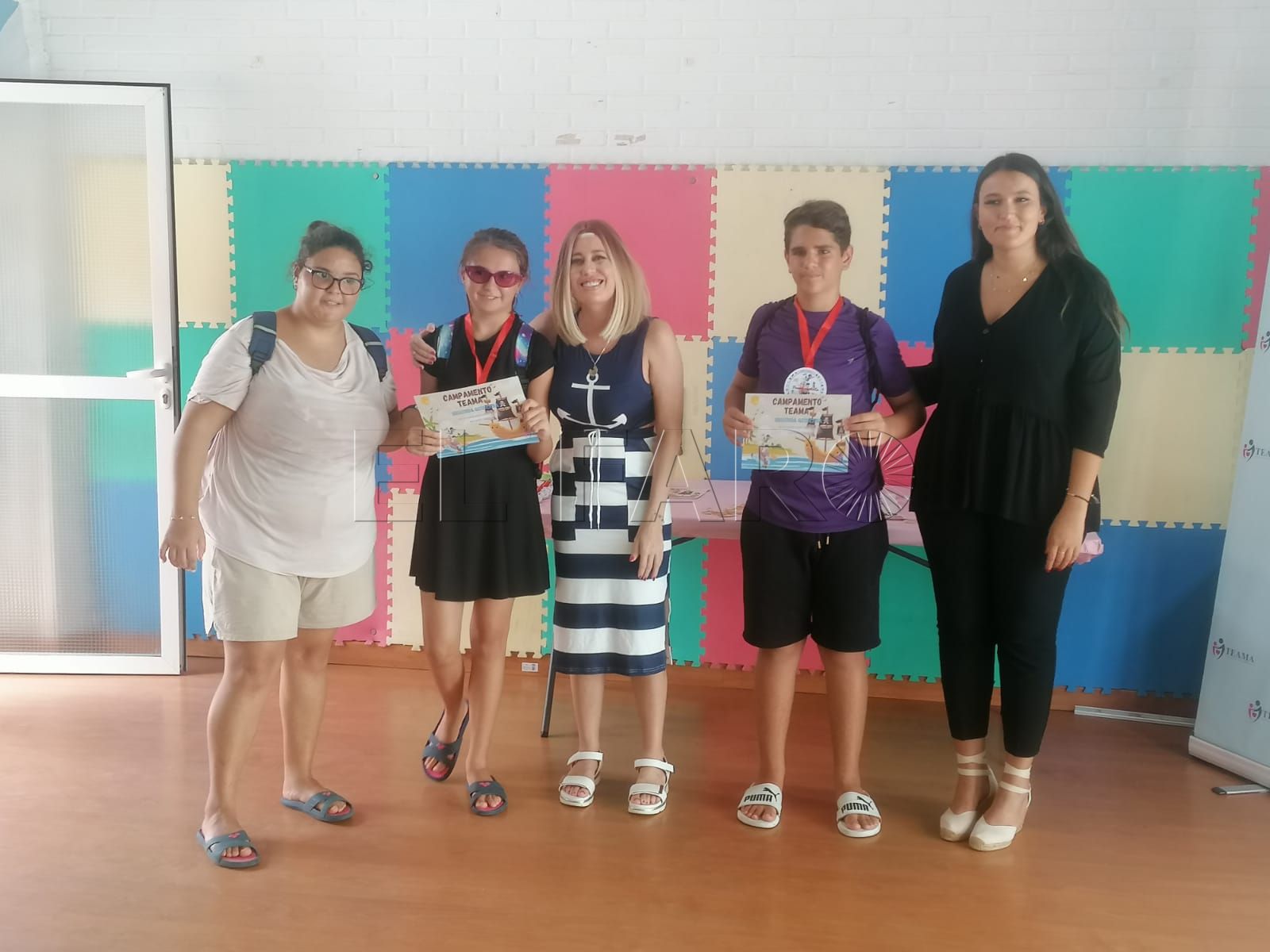 45 alumnos clausuran el segundo campamento de verano 2023 de Teama