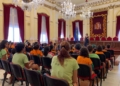 WhatsApp Image 2023 08 23 at 11.00.38 Las colonias de la Asociación Inserción visitan el Salón Dorado de la Asamblea
