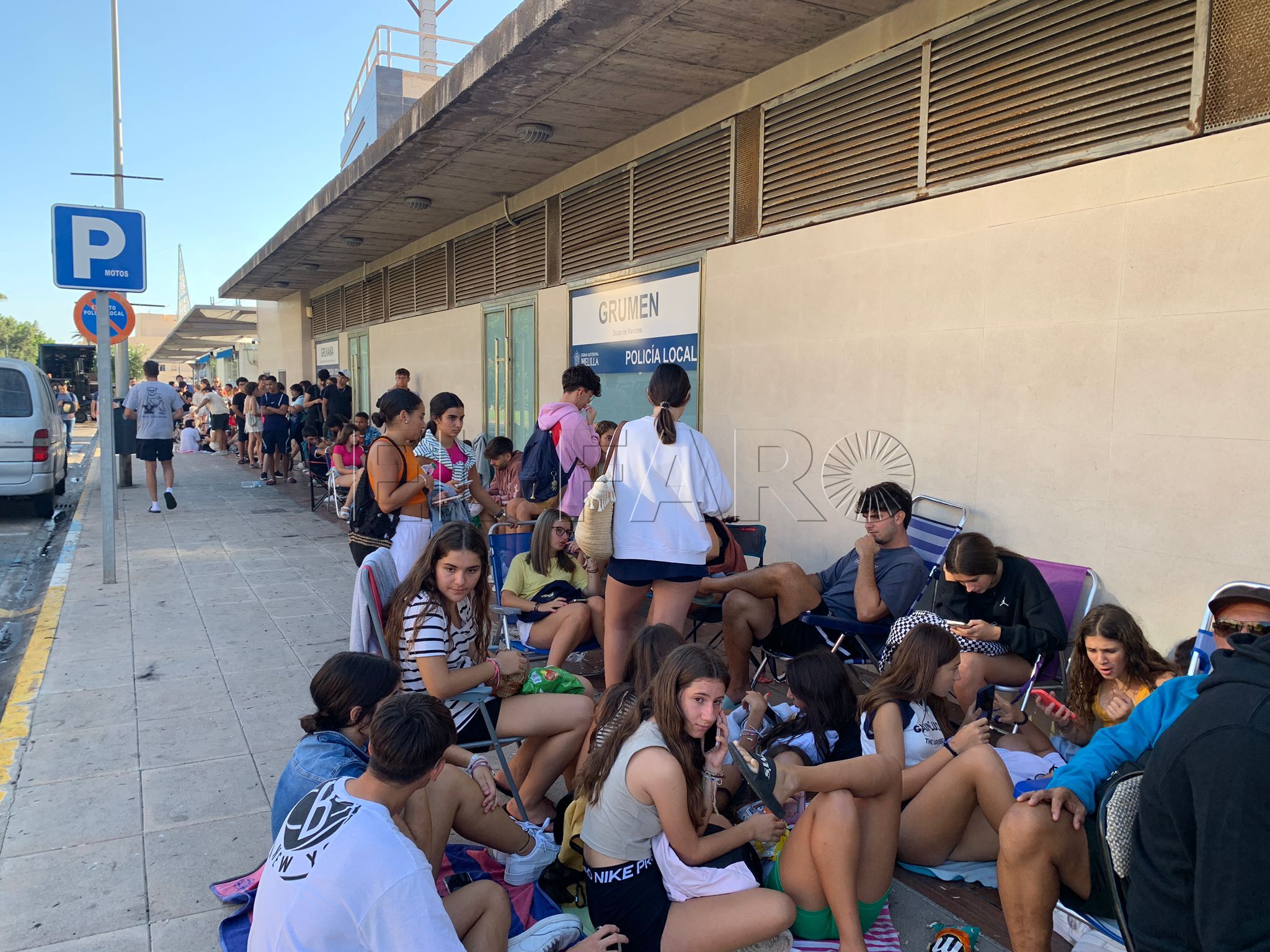 WhatsApp Image 2023 08 31 at 09.58.25 Más de 14 horas en cola por una entrada de Saiko o RVFV para la Feria de Melilla