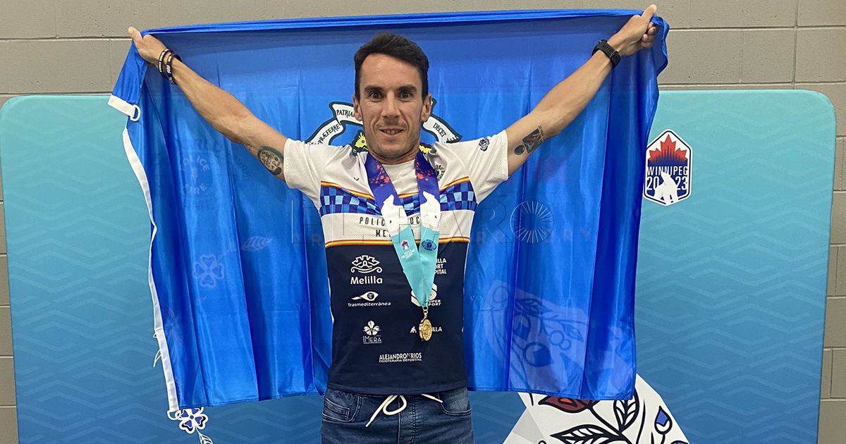 buenaaaaa Edu Calderay, campeón del Mundial de Policías y Bomberos en Canadá