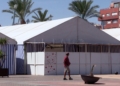 caseta montaje feria Los trabajos del montaje de la Feria se encuentran a pleno rendimiento