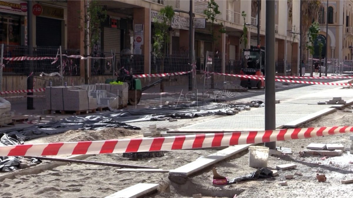 obras garcia cabrelles 2 e1690917687278 Los comerciantes del Rastro, cansados de unas obras 'interminables'