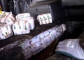 02 Detalle habitaculo practicado zona maletero La Guardia Civil desarticula una organización dedicada al tráfico de drogas a través de vehículos 'mula' desde Melilla a la península