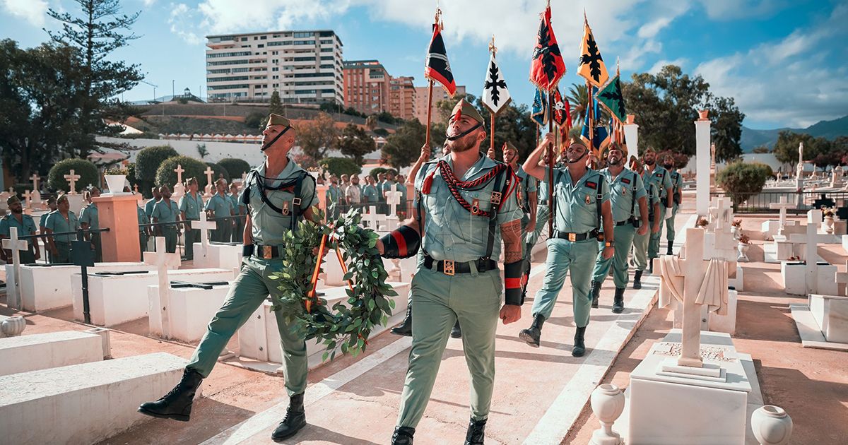 Acto caídos El Tercio Gran Capitán rinde homenaje a los caídos en La Purísima