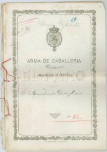 Archivo Fondo archivístico del mes: “Sobre el General Fernández Silvestre. Comandante General de Melilla”