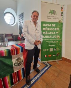 Juanjo Florensa salon de actos Sociedad Economica de Amigos del Pais Presentación de la Casa de México en Málaga y Andalucía