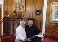 Mira La Ciudad Autónoma se despide del páter Francisco Sierra