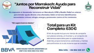 Muslim relief CpM se une a la Fundación Muslim Relief para ayudar a las víctimas del terremoto de Marruecos
