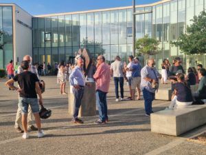 Opositores en la extensión Campus de Teatinos Fac. C. Salud Ceuta y Melilla, discriminadas como ciudades de convocatoria de oposiciones