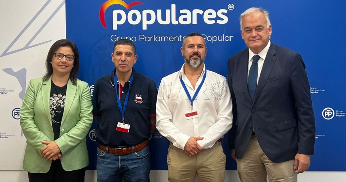 Reunión ATME ATME se reúne en el Congreso con los diputados populares González Pons y Ana Belén Vázquez