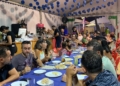 WhatsApp Image 2023 09 08 at 22.07.31 Seis asociaciones de Melilla celebraron este jueves una cena en la caseta de la A.V El Industrial