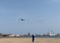 WhatsApp Image 2023 09 17 at 14.44.18 4 Éxito de las exhibiciones aéreas de la Patrulla Acrobática de Paracaidismo y de la Armada en conmemoración por el Día de Melilla