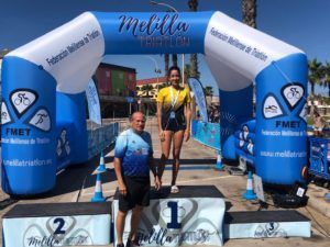 WhatsApp Image 2023 09 23 at 15.37.58 Luismi Ruiz y Nerea Luna ganan el Triatlón Día de Melilla