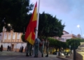 La Legión realiza el arriado de Bandera en la Comandancia General