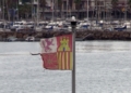 bandera fragata 2 Las fragatas 'Canarias' y 'Reina Sofía' hacen acto de presencia en Melilla