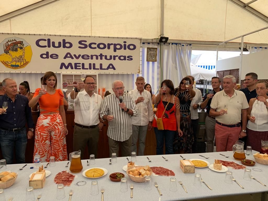 bd8d6a0a 7cf8 48d9 b7e7 91762e3d02fb e1693679069971 El Club Scorpio de Aventuras mantiene la tradición e inaugura su caseta el primer día de Feria