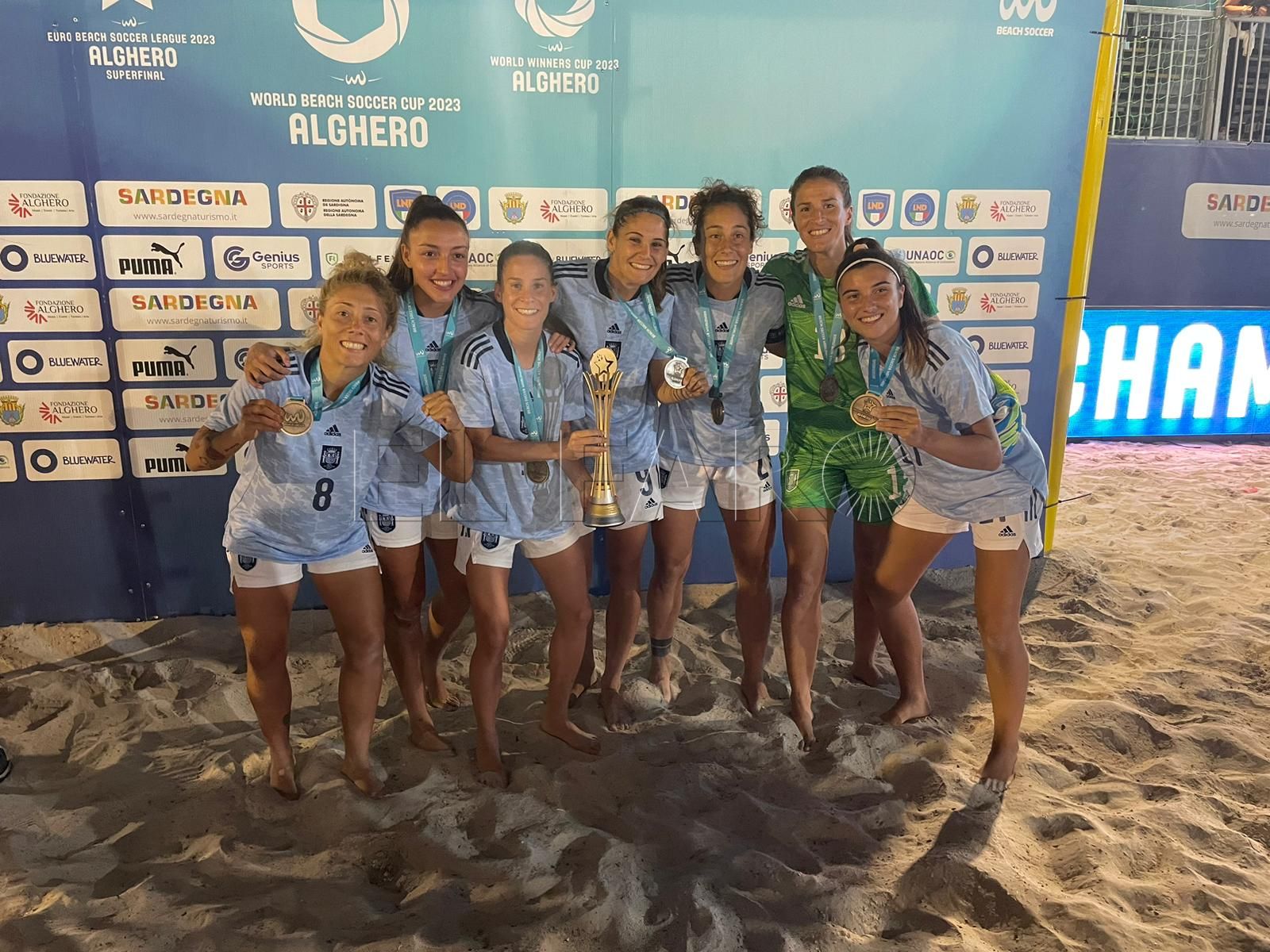 jugadoras melilla campeonas 1 Natalia Cuadrado, campeona de Europa de fútbol playa con España