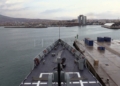 proa fragata 2 Las fragatas 'Canarias' y 'Reina Sofía' hacen acto de presencia en Melilla