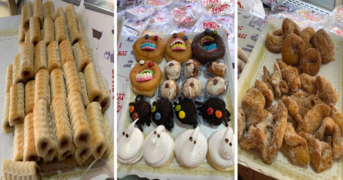 Dulces Huesos de santo, dulces de Halloween y Navidad se mezclan en las confiterías de Melilla