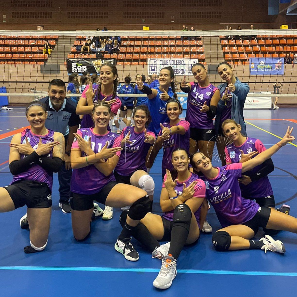 F8 nWGMWAAAVco3 El CV Melilla femenina suma un gran triunfo ante el Valle Hebrón