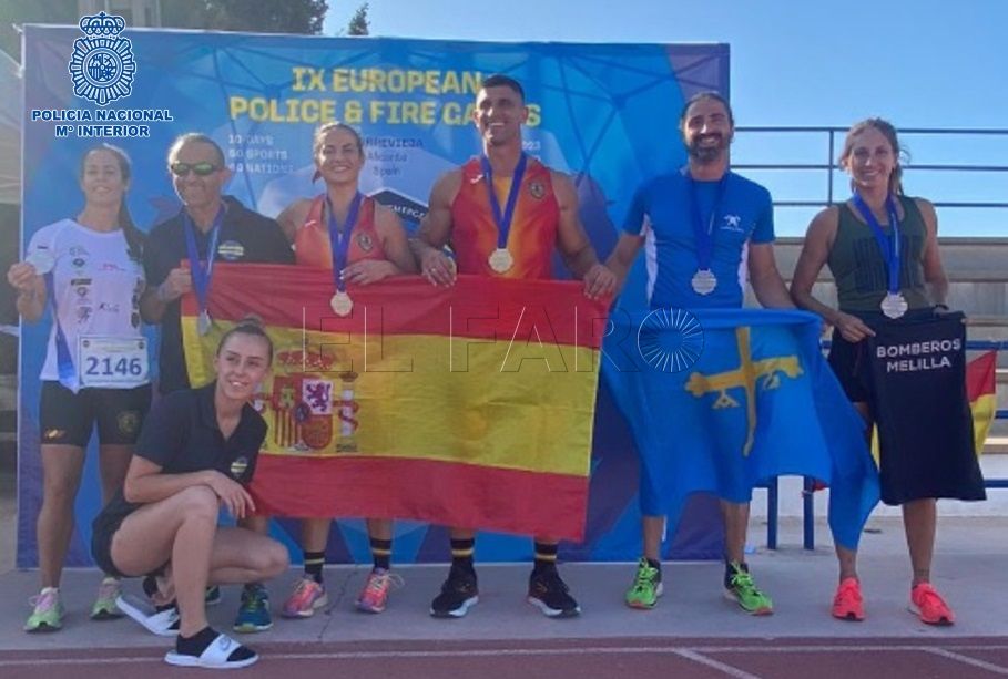 Foto 1 Dori Alonso, plata en la prueba reina de los Juegos Europeos de Policías y Bomberos